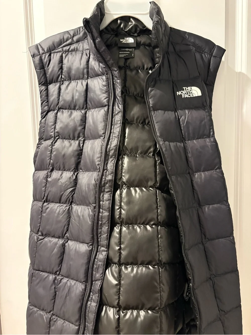 The North Face ThermoBall Eco Puffer Vest with Logo. Slim fit.